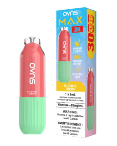 OVNS Max 3k Blue Razz Cherry Disposable Vape