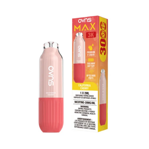 OVNS Max 3k California Cherry Disposable Vape Wii Vape