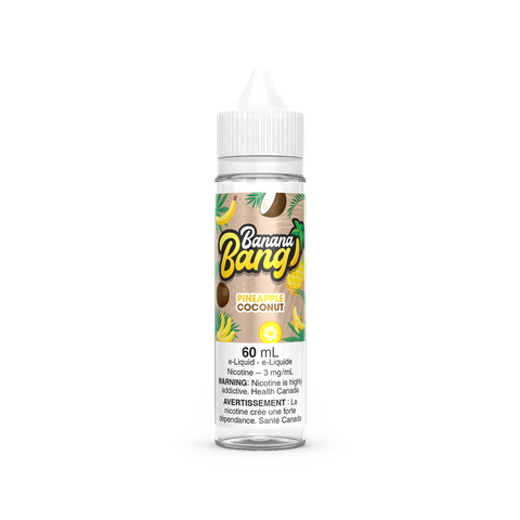 Pineapple Coconut Vape Juice by Banana Bang Tropical Freebase E Liquid
