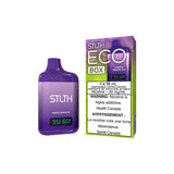 Experience the refreshing taste of PURPLE GRAPE ICE with our STLTH ECO BOX DISPOSABLE. Perfect for on-the-go enjoyment, this disposable vape is eco-friendly and delivers a burst of citrus flavor. Try it now!
