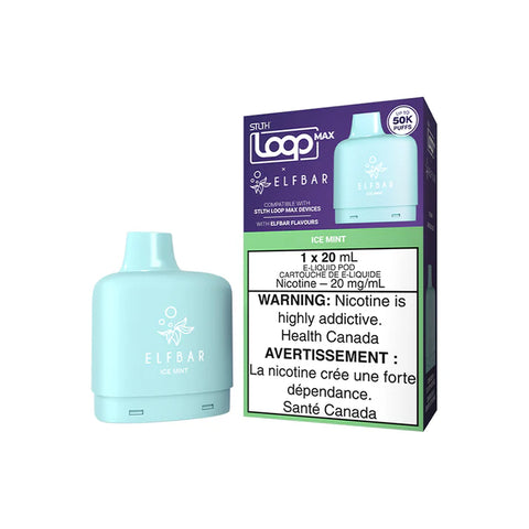 STLTH LOOP MAX X ELF BAR POD PACK - ICE MINT