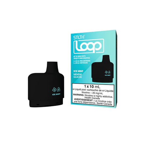 STLTH LOOP POD - ICE MINT vape shop vape store wii vape gta york toronto ontario canada best price cheap 1  shop number one shop DISPOSABLE DISPOSABLES salt nic salt Nicotine TFN Herbal Vape dry herb concentrates  Shatter Dabs Weed how to how to? sale boxing day black friday  Marijuana weed Supreme