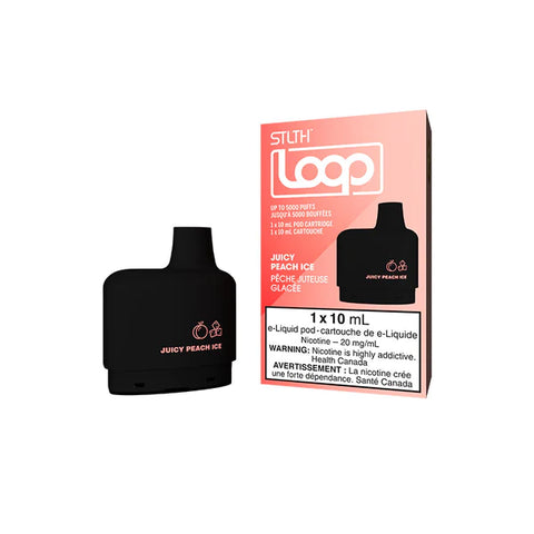 STLTH LOOP POD - JUICY PEACH ICE vape shop vape store wii vape gta york toronto ontario canada best price cheap 1  shop number one shop DISPOSABLE DISPOSABLES salt nic salt Nicotine TFN Herbal Vape dry herb concentrates  Shatter Dabs Weed how to how to? sale boxing day black friday  Marijuana weed Supreme