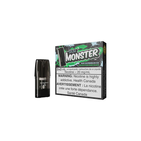STLTH MONSTER POD PACK BLUE WATERMELON ICE vape shop vape store wii vape gta york toronto ontario canada best price cheap 1  shop number one shop DISPOSABLE DISPOSABLES salt nic salt Nicotine TFN Herbal Vape dry herb concentrates  Shatter Dabs Weed dash vapes how to how to? sale boxing day black friday  Marijuana weed Supreme