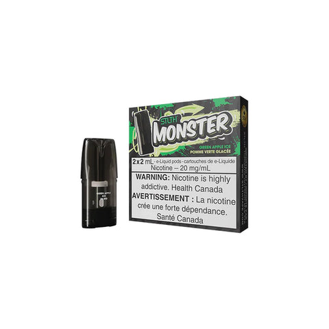 STLTH MONSTER POD PACK GREEN APPLE ICE vape shop vape store wii vape gta york toronto ontario canada best price cheap 1  shop number one shop DISPOSABLE DISPOSABLES salt nic salt Nicotine TFN Herbal Vape dry herb concentrates  Shatter Dabs Weed dash vapes how to how to? sale boxing day black friday  Marijuana weed Supreme