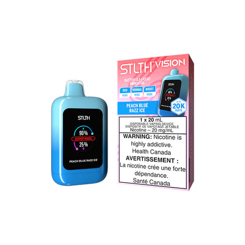 STLTH VISION DISPOSABLE 20K - PEACH BLUE RAZZ ICE vape shop vape store wii vape gta york toronto ontario canada best price cheap 1  shop number one shop DISPOSABLE DISPOSABLES salt nic salt Nicotine TFN Herbal Vape dry herb concentrates  Shatter Dabs Weed how to how to? sale boxing day black friday  Marijuana weed Supreme