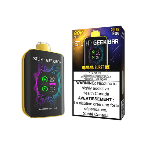STLTH X GEEK BAR Disposable Vape - Banana Burst Ice Premium Flavor