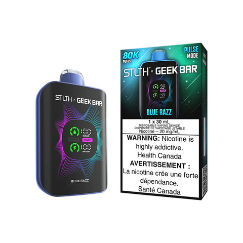 STLTH X GEEK BAR Disposable Vape - Blue Razz Premium Flavor
