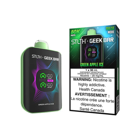 STLTH X GEEK BAR Disposable - Green Apple Ice Premium Vape