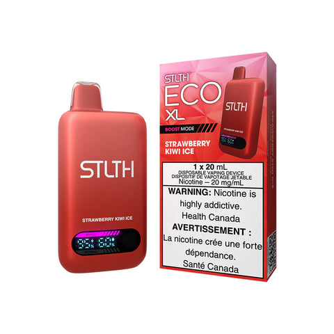 STLTH ECO XL Strawberry Kiwi Ice Disposable Vape Premium Flavor