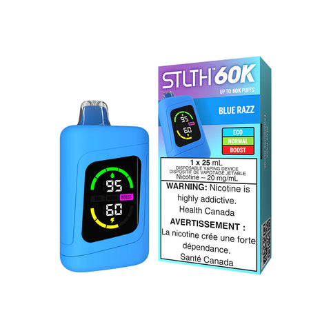 STLTH 60K Disposable Vape Blue Razz Wii Vape