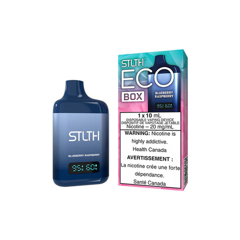 STLTH ECO BOX Blueberry Raspberry Disposable Vape Eco Friendly