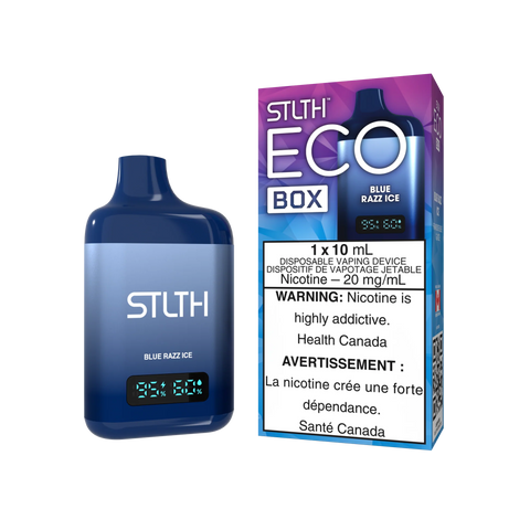 STLTH ECO BOX Blueberry Razz Ice Disposable Vape Eco Friendly