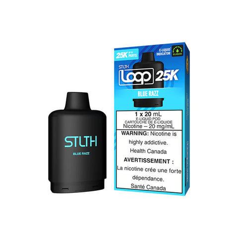 STLTH LOOP 25K Pod Pack Blue Razz Premium Vape Pods