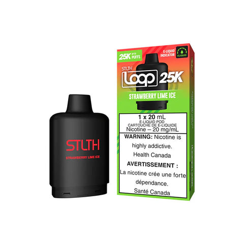 STLTH LOOP 25K Strawberry Lime Ice Pods 25,000 Puffs