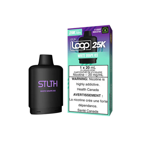 STLTH LOOP 25K White Grape Ice Pod Pack Wii Vape