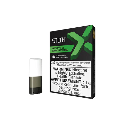 STLTH X Green Apple Ice Pods (3 Pack) Wii Vape