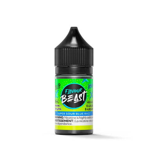 Super Sour Blue Razz Salt Nic by Flavour Beast 30mL Canadian Vape Juice
