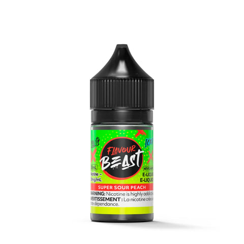 Super Sour Peach Salt Nic by Flavour Beast 30mL Wii Vape