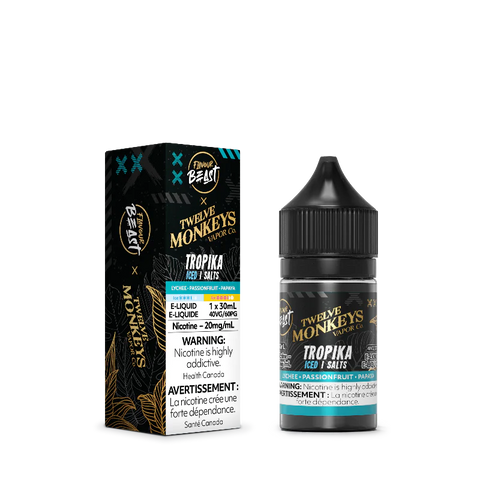 Tropika Iced Salt Nic by Flavour Beast x Twelve Monkeys Premium Tropical Vape Juice