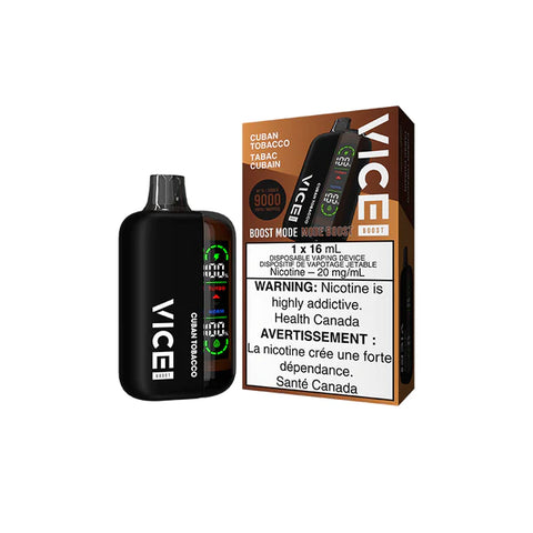 VICE BOOST DISPOSABLE - CUBAN TOBACCO vape shop vape store wii vape gta york toronto ontario canada best price cheap 1  shop number one shop DISPOSABLE DISPOSABLES salt nic salt Nicotine TFN Herbal Vape dry herb concentrates  Shatter Dabs Weed how to how to? sale boxing day black friday  Marijuana weed Supreme