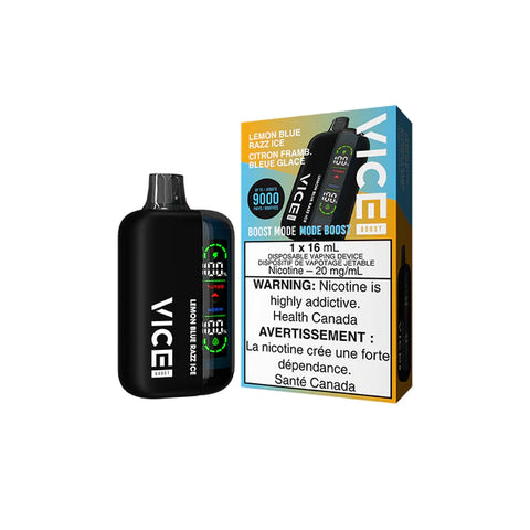 VICE BOOST DISPOSABLE - LEMON BLUE RAZZ ICE vape shop vape store wii vape gta york toronto ontario canada best price cheap 1  shop number one shop DISPOSABLE DISPOSABLES salt nic salt Nicotine TFN Herbal Vape dry herb concentrates  Shatter Dabs Weed how to how to? sale boxing day black friday  Marijuana weed Supreme