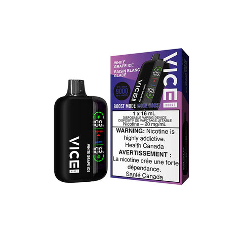 VICE BOOST DISPOSABLE - WHITE GRAPE ICE vape shop vape store wii vape gta york toronto ontario canada best price cheap 1  shop number one shop DISPOSABLE DISPOSABLES salt nic salt Nicotine TFN Herbal Vape dry herb concentrates  Shatter Dabs Weed how to how to? sale boxing day black friday  Marijuana weed Supreme
