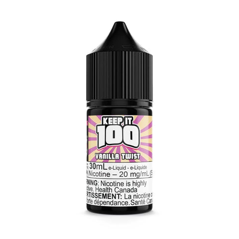 Vanilla Twist Salt Nic E-Liquid - Keep It 100 Salts Premium Vape Juice