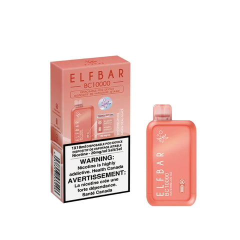 Experience the premium quality of the ELF BAR 10,000 ICE DISPOSABLE WATERMELON ICE. With 10000 puffs, this disposable vape offers a long-lasting and flavorful experience. Shop now for the best in vaping!