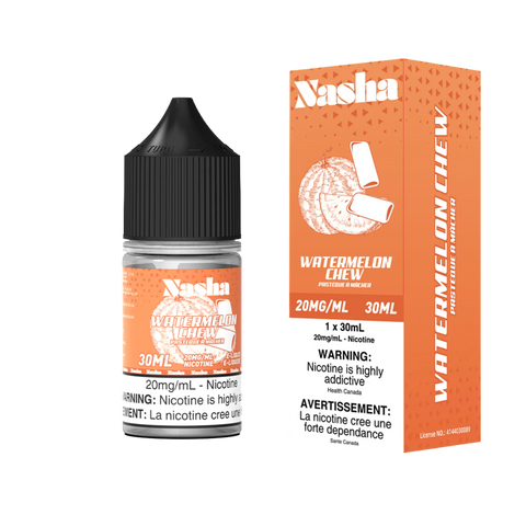Experience the refreshing taste of Watermelon G with our Nasha e-Liquid SALT 30ml. Perfect for on-the-go vaping. Shop now for premium vape juice!