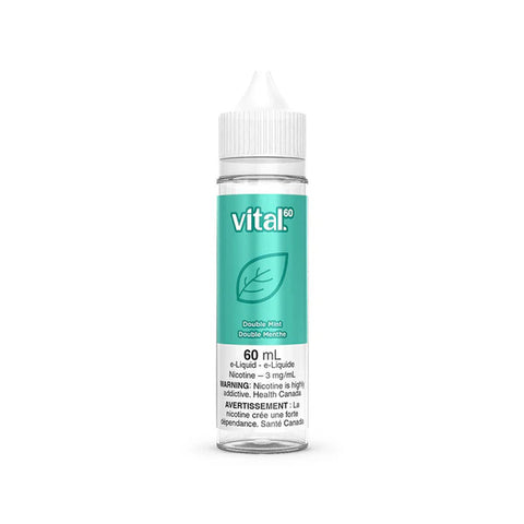 DOUBLE MINT BY VITAL 60ml vape shop vape store wii vape gta york toronto ontario canada best price cheap 1  shop number one shop DISPOSABLE DISPOSABLES salt nic salt Nicotine TFN Herbal Vape dry herb concentrates  Shatter Dabs Weed how to how to? sale boxing day black friday  Marijuana weed Supreme