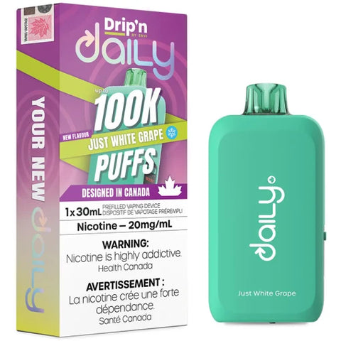 Drip'n Daily 100k Disposable - Just White Grape