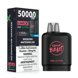 Level X G2 Ultra Weekend Watermelon 50K Puffs Flavour Beast Pods Canada