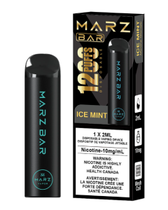 Marz Bar 1200 Ice Mint Disposable Vape Wii Vape Canada