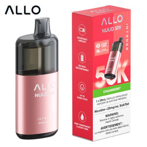 Allo Intense Nuud 50k Disposable Vape - Strawberry