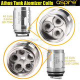 Aspire Athos A-3 Replacement Coils  north york gta toronto ontario canada vape shop 