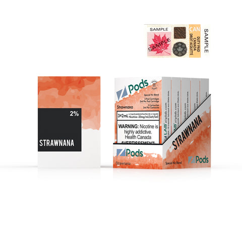 Strawnana Z Pods 2% Special Nic Blend Pods STLTH vape shop vape store wii vape gta york toronto ontario canada best price cheap 1  shop number one shop DISPOSABLE DISPOSABLES salt nic salt Nicotine TFN Herbal Vape dry herb concentrates  Shatter Dabs Weed dash vapes how to how to? sale boxing day black friday  Marijuana weed Supreme