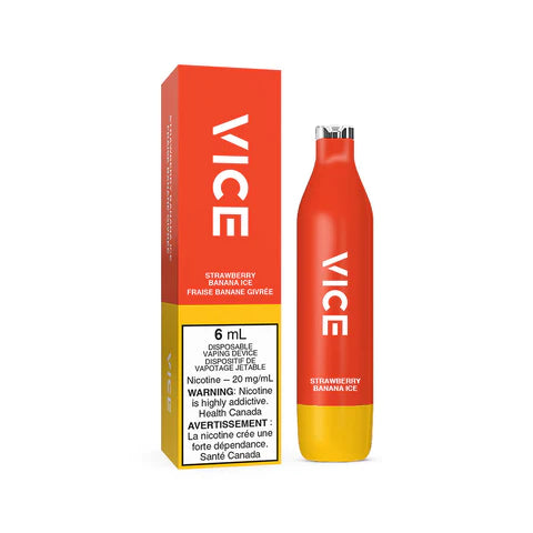 VICE 2500 DISPOSABLE - STRAWBERRY BANANA ICE vape shop vape store wii vape gta york toronto ontario canada best price cheap #1  shop number one shop DISPOSABLE DISPOSABLES salt nic salt Nicotine TFN  in toronto Herbal Vape dry herb concentrates  Shatter Dabs Weed dash vapes  Marijuana weed Supreme
