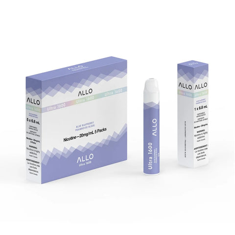 Allo Ultra 1600 Blue Raspberry Disposable Wii Vape Ontario