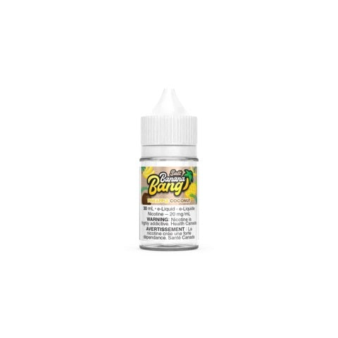 PINEAPPLE COCONUT BY BANANA BANG SALT vape shop vape store wii vape gta york toronto ontario canada best price cheap #1  shop number one shop in toronto Herbal Vape dry herb concentrates Shatter Dabs Weed dash vapes Marijuana weed