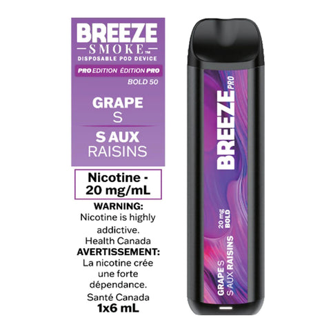 Breeze Pro 2000 Puffs Disposable Device GRAPE S vape shop vape store wii vape gta york toronto ontario canada best price cheap 1  shop number one shop DISPOSABLE DISPOSABLES salt nic salt Nicotine TFN Herbal Vape dry herb concentrates  Shatter Dabs Weed dash vapes how to how to? sale boxing day black friday  Marijuana weed Supreme