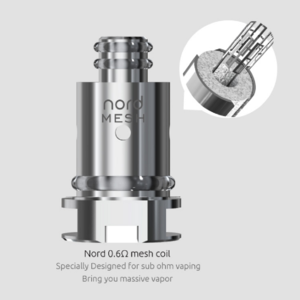 SMOK Nord Mesh Coil 0.6 vape shop wii vape gta york gta toronto ontario canada best price cheap #1 shop number one shop in toronto Herbal Vape dry herb concentrates Shatter Dabs Weed Marijuana