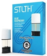 STLTH Blue Raspberry Pods 3 Pack Wii Vape