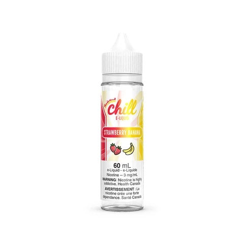 Strawberry Banana Vape Juice by Chill Twisted 60ml Sweet Fruit Blend