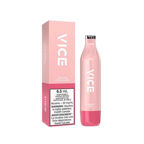 VICE 2500 Peach Ice Disposable Vape 2500 Puffs Wii Vape