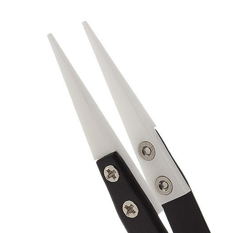 White Ceramic Tweezers 1mm - Precision Vape Tools Wii Vape Canada