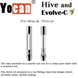 YOCAN HIVE, HIVE 2.0, EVOLVE-C, AND FLICK - REPLACEMENT CARTRIDGES vape shop wii vape gta york gta toronto ontario canada best price cheap #1 shop number one shop in toronto Herbal Vape dry herb concentrates Shatter Dabs Weed Marijuana