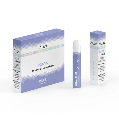 Allo Ultra 1600 Disposable - Blue Raspberry vape shop vape store wii vape gta york toronto ontario canada best price cheap #1  shop number one shop DISPOSABLE DISPOSABLES salt nic salt Nicotine TFN  in toronto Herbal Vape dry herb concentrates  Shatter Dabs Weed dash vapes Marijuana weed