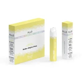 Allo Ultra 2500 Disposable - Banana Ice 20mg vape shop vape store wii vape gta york toronto ontario canada best price cheap #1  shop number one shop DISPOSABLE DISPOSABLES salt nic salt Nicotine TFN  in toronto Herbal Vape dry herb concentrates  Shatter Dabs Weed dash vapes Marijuana weed