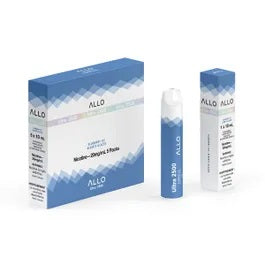 Allo Ultra 2500 Disposable - Blueberry Ice 20mg vape shop vape store wii vape gta york toronto ontario canada best price cheap #1  shop number one shop DISPOSABLE DISPOSABLES salt nic salt Nicotine TFN  in toronto Herbal Vape dry herb concentrates  Shatter Dabs Weed dash vapes Marijuana weed